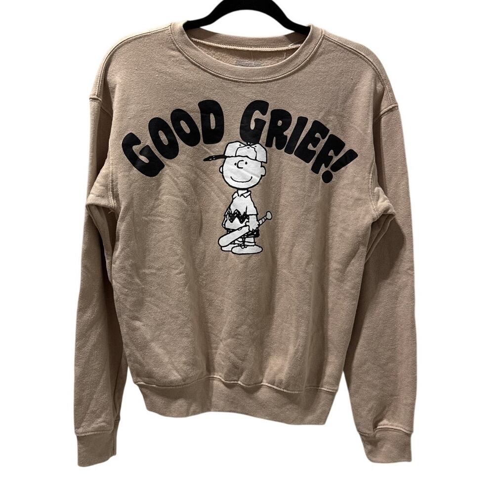 Peanuts Sweater Soft Lightweight Sweatshirt sz XS NWOT - Picture 1 of 3